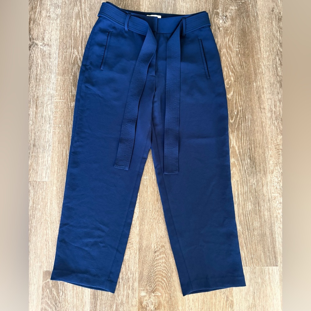 ARITZIA- Wilfred Navy Blue tailored Trousers high rise